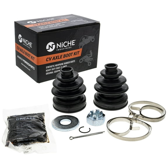 Niche Front CV Axle Boot Kit for Kawasaki 49006-1343 Prairie 300 ATV 519-KCV2216B