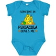 thumbnail image 3 of Inktastic Someone in Pensacola Loves Me Beach Vacation Boys or Girls Baby Bodysuit, 3 of 5