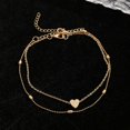 thumbnail image 4 of Vintage Bohemian Alloy Pearl Anklet for Women, Ideal for Beach Wear and Everyday Styling, 4 of 9