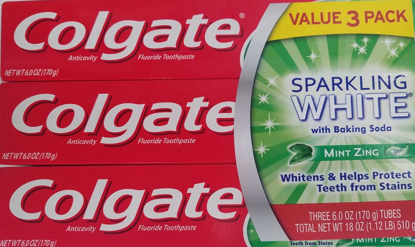 Colgate Basic Cavity Cg Tp Spk Mt 3x6 Sw