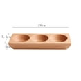 thumbnail image 2 of GOOHOCHY 1Pack Rectangular Wood Small Dinner Plates for Home Use 7.9x3x1.2in, 2 of 8
