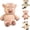 Pink, variant on 18 Inch Highland Cow Plush, Soft Teddy Stuffed Animal, Adorable Furry Running Cow Toy for Stress Relief, Emotional Support Plushie Gift for Adults (White)