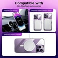 thumbnail image 4 of Entronix Case Designed for Apple iPhone 16 Clear Magnetic Case, [Yellow Resistant] Strong Protective Cover, Slim Fit Shockproof Transparent Crystal Clear Magnetic Case for Apple iPhone 16, 4 of 5