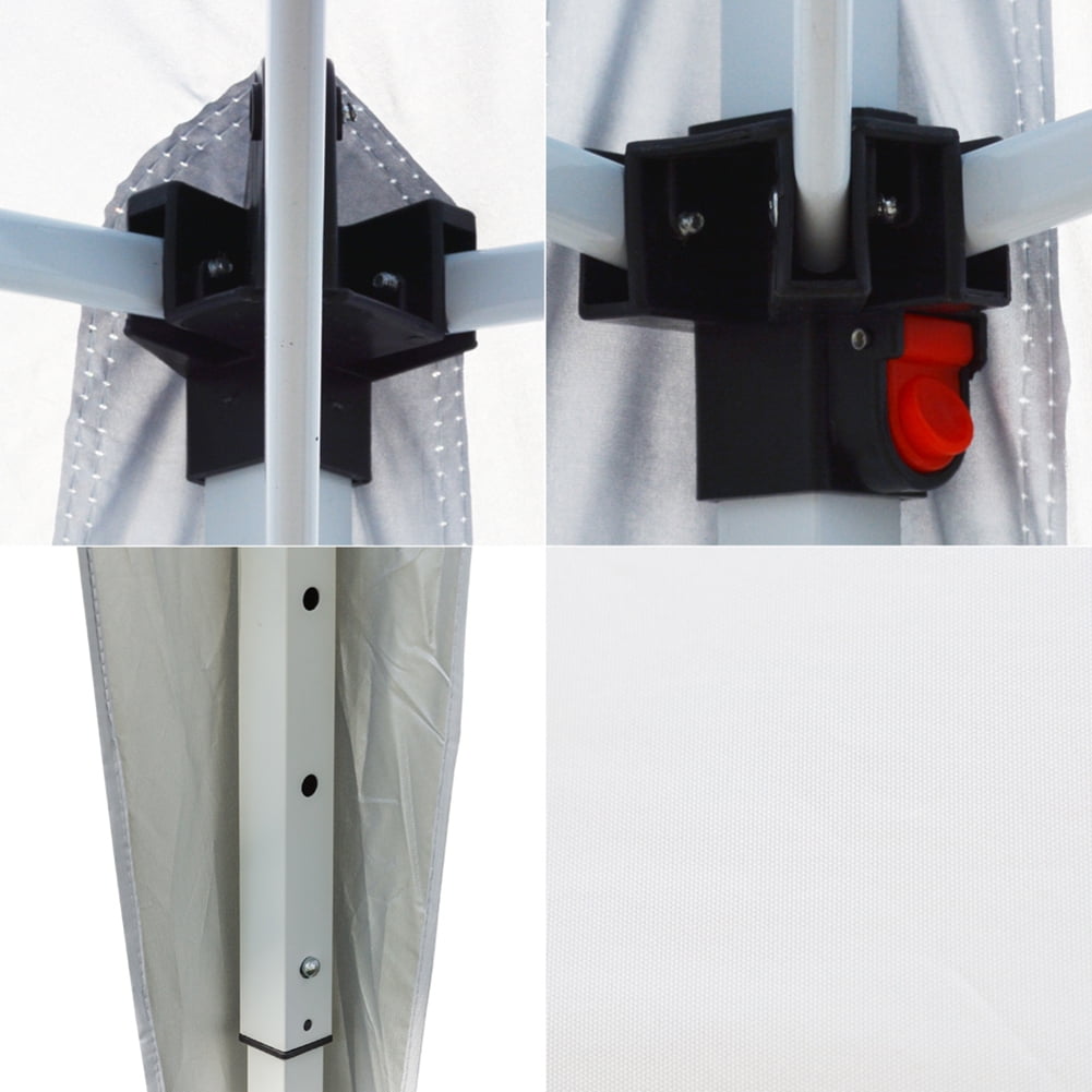 Aimee Lii 116"x116" Canopy Tent Awnings for Decks, Backyard Canopy Gazebo, Awnings for Patio Waterproof, Outdoor Patio Awnings for Party Camping BBQ Events, White Aimee Lii 116"x116" Canopy Tent Awnings for Decks, Backyard Canopy Gazebo, Awnings for Patio Waterproof, Outdoor Patio Awnings for Party Camping BBQ Events, White