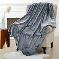 thumbnail image 5 of Home Soft Things Heavy Faux Fur Throw - Black - 50" x 60", 5 of 10