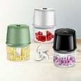 thumbnail image 3 of Dujiujun 250ML Electric Mini Food Chopper USB Rechargeable One-Button Operation Easy to Use Energy-saving Garlic Chopper, 3 of 8