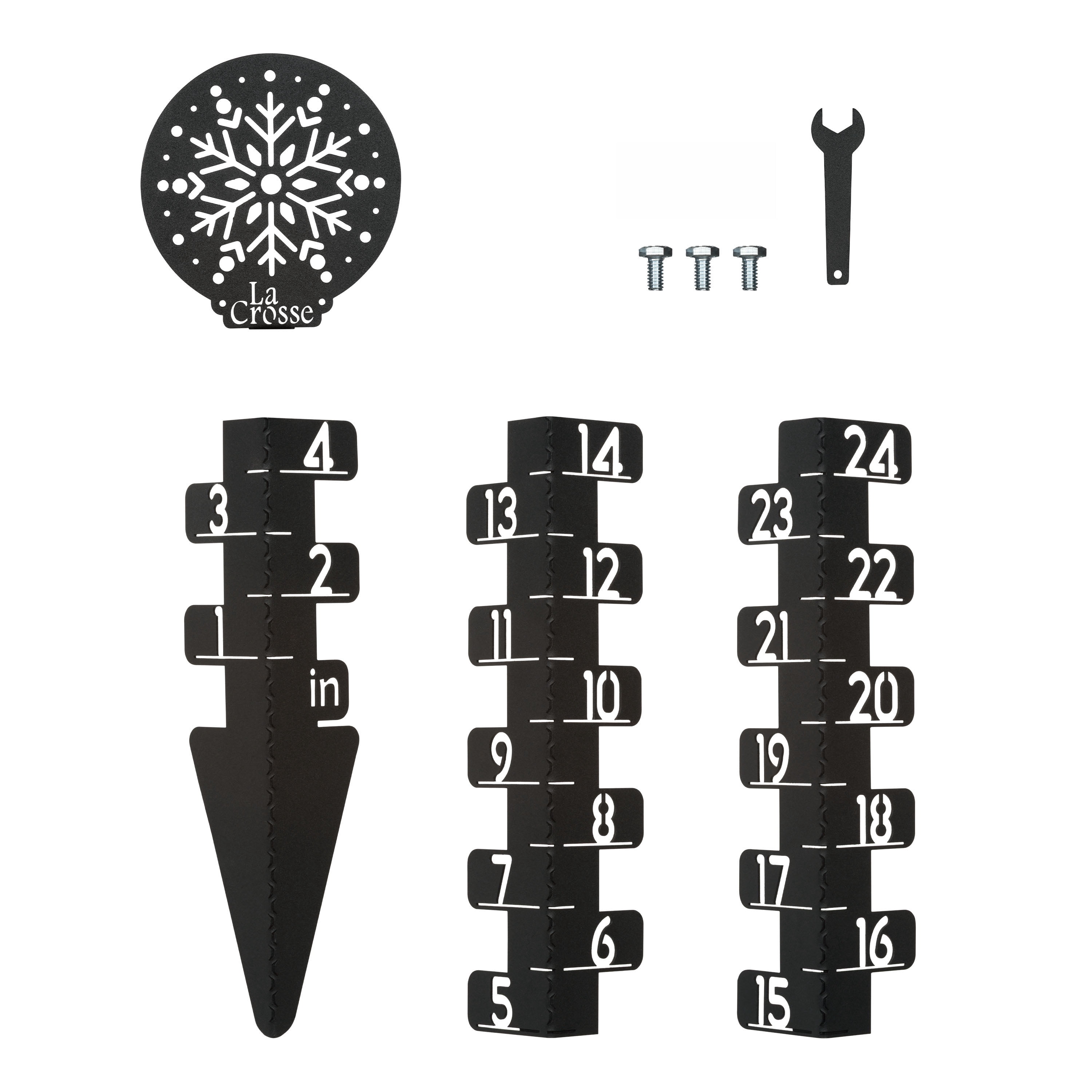 La Crosse 139-4686 24 Inch Metal Snow gauge