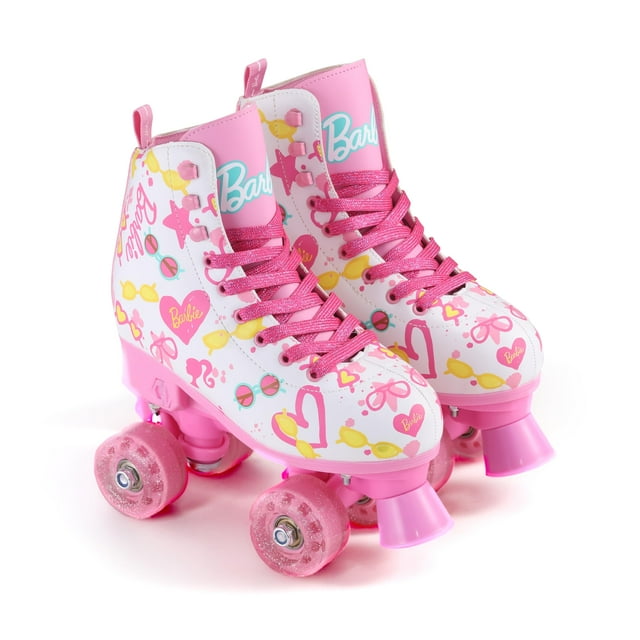 Patines Barbie ajustables de 12 a 2 tallas para niñas