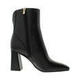 thumbnail image 2 of 27 Edit Womens Lexi Leather Square Toe Ankle Boots, 2 of 3