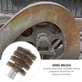 thumbnail image 3 of Wire Brush For Drill 4-layer Wire Brush Drill Attachment Rust Remover For Metal, 3 of 8
