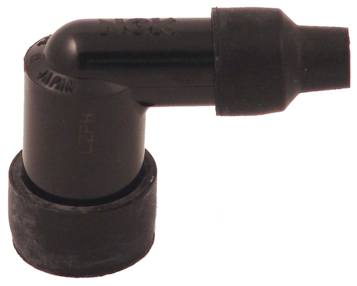 NGK Spark Plug Resistor Connector Elbow 90° LZFH Black 900211