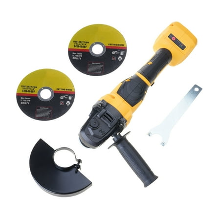 Cordless Angled Grinder 10000RPM Brushless Motor Rechargeable 800W Power Tool