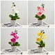 thumbnail image 2 of Matsuzay Flores Artificiales De Orquídeas Flores Artificiales Maceta Flores En Maceta Flores Artificiales Artificiales Decoración Amarillo, 2 of 6