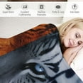 thumbnail image 3 of COMIO Galaxy Tiger Blanket Soft Cozy Throw Blanket, 3D Tiger Plush Blanket for Couch, Lightweight Warm Flannel Blanket Decorative Fuzzy Throws for All Season, 3 of 6