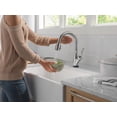 thumbnail image 5 of Delta 9178TLV-CZ-DST Leland 1.8 GPM Single Hole Pull Down Touchless Kitchen Faucet -, 5 of 7