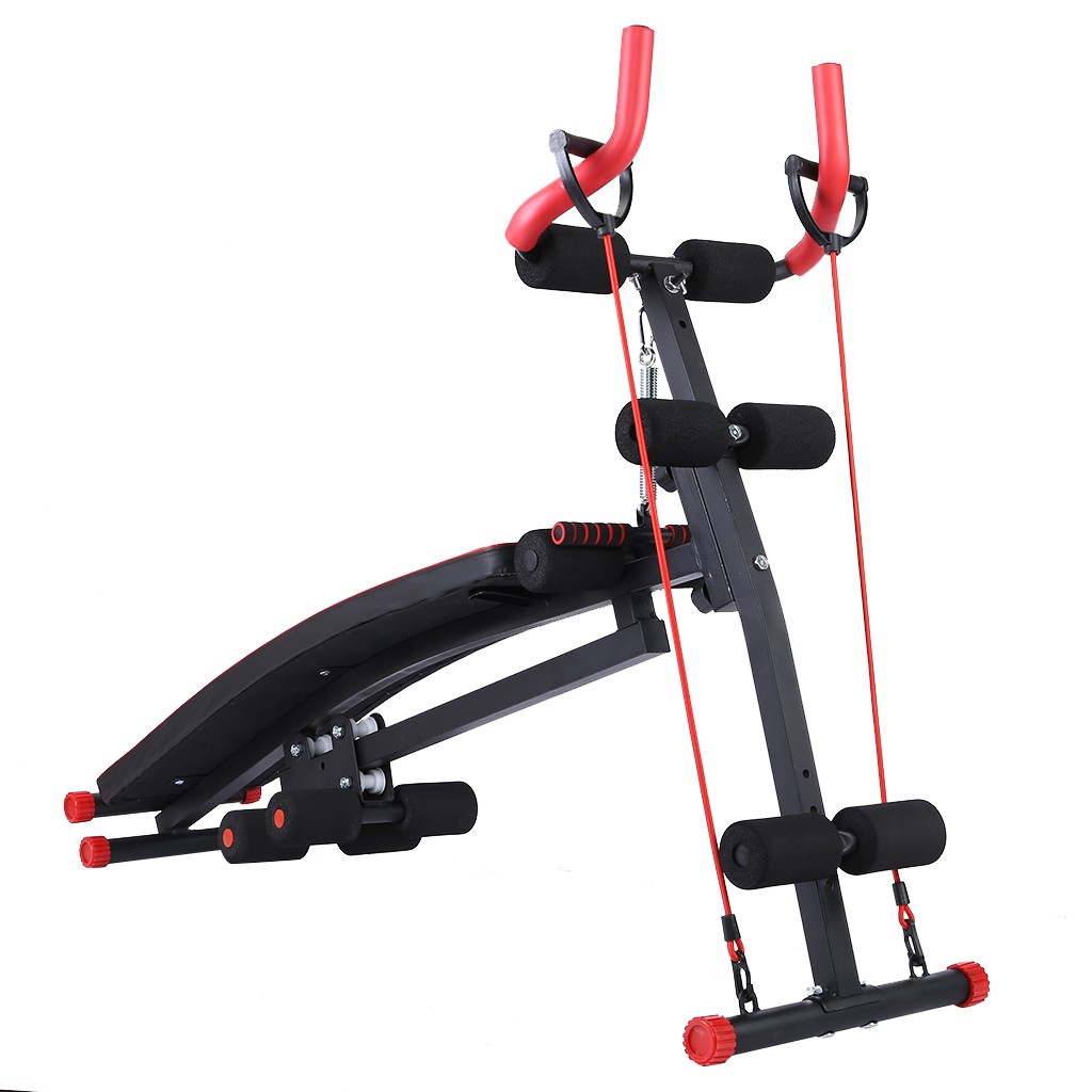 2 In 1 Core & Abdominal Trainers AB Workout Machine Home Gym Strength