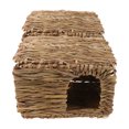 thumbnail image 3 of 2PCS Grass House Foldable Small Animal Hideaway Guinea Pigs Rabbit House Indoor Outdoor Bunny Hideout Grass Rabbit Bed, 3 of 5