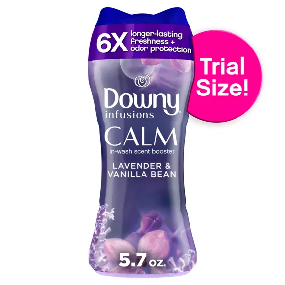 Downy Infusions Calm Lavender & Vanilla Bean Scent In-Wash Booster Beads