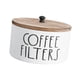 thumbnail image 4 of Contenedor de almacenamiento para portafiltros de café, caja de almacenamiento, madera, a prueba de polvo, contenedor para filtros de café,, 4 of 9