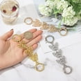 thumbnail image 3 of 3pcs Purse Strap Extender Chain Butterfly Purse Extender Strap for DIY Crossbody Metal Bag Extension Chains for DIY DIY Purse Handbag Wallet Tote Shoulder Bag 3 Colors 5.3inch, 3 of 7