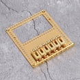 thumbnail image 4 of Metal Roller Saddle Bridge Humbucker Pickup Mount for ST Guitar Replacement Parts(Gold), 4 of 8