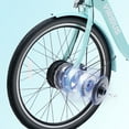 thumbnail image 3 of Viribus 24" 7-Speed Folding Electric Tricycle with 350W Motor 36V 13Ah Battery Mint, 3 of 15