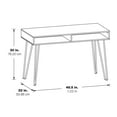 thumbnail image 2 of Writing Desk 48" in Engineered Wood Gray Finish KD, 2 of 6