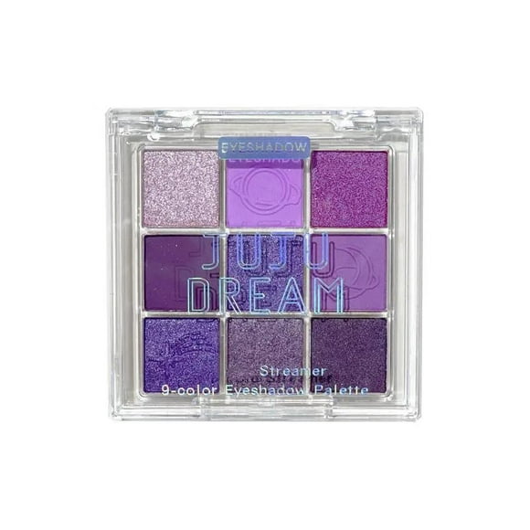 SharkTRUE Matte Eyeshadow Palette Eye Makeup Shimmer Eyeshadow Long-lasting Purple Smokey Eye-shadow Beginner