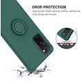 thumbnail image 3 of Compatible with Samsung Galaxy s20 FE Case, Silicone Soft Gel Rubber Bumper Shockproof Anti-Scratch Protective Case Cover with Ring for Samsung Galaxy s20 FE 4G/5G-Military Green, 3 of 14