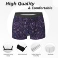 thumbnail image 2 of Men's Boxer Briefs, snowflake butterfly Soft Comfy Mens Underwear Boxer Briefs Breathable With Widen Waist, 2 of 7