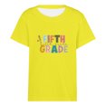thumbnail image 5 of CPNG Children's Girls and Boys Fifth Grade T Shirt Letter Print Loose Fit Tees Summer Casual Short Sleeve Round Neck T-Shirt, 5 of 5