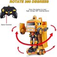 thumbnail image 3 of Rc Car Robot Control Remoto Transform Car Toys Detección De Gestos Deformación De Un Botón Escala 1:12 Rotación De 360 ​​​​° A La Deriva El Mejor Regalo Para Niños Niñas Yuarrent FN007354-01, 3 of 6