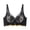 Black., variant on HBGVBA Push Up Bras for Women V Neck Thin Strap Floral Print Lace Colorblock Comfortable Bra