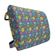 thumbnail image 1 of Flower Lumbar Pillow, Flowering Spring Freshness Playroom Daisy Peony Lily Petals, Soft Back Cushion for Office Chairs with Adjustable Straps, 14" x 13", Multicolor, by Ambesonne, 1 of 7