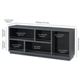 thumbnail image 5 of Evelyn&Zoe Winwood Rectangular TV Stand for TV's up to 65", Charcoal Gray, 5 of 8
