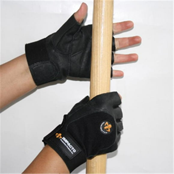 Impacto Protective Products Anti Vibration Half Finger Glove With Foam - Medium