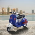 thumbnail image 4 of Jouet Éducatif Moto à Rétrofriction Modèle de Scooter Rétro en Alliage avec Friction (Teaser Cerveau Collection pour Enfants), 4 of 5