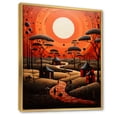 thumbnail image 2 of Designart "African Tribal flow XIII" African Tribes Floater Framed Canvas Print, 2 of 7