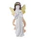thumbnail image 2 of Figura de ángel rezando, decoración artesanal, figuras de querubín, escultura de resina para fiestas Marrón, 2 of 9