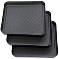 thumbnail image 1 of Set Of 3 Shoe Racks, Shoe Drip Tray Made Of Plastic, Small Shoe Mat, Drip Mat, Shelf, Shoe Tray, Shoe Tub, Drip Tray, 35x27x3 Cm, 1 of 5