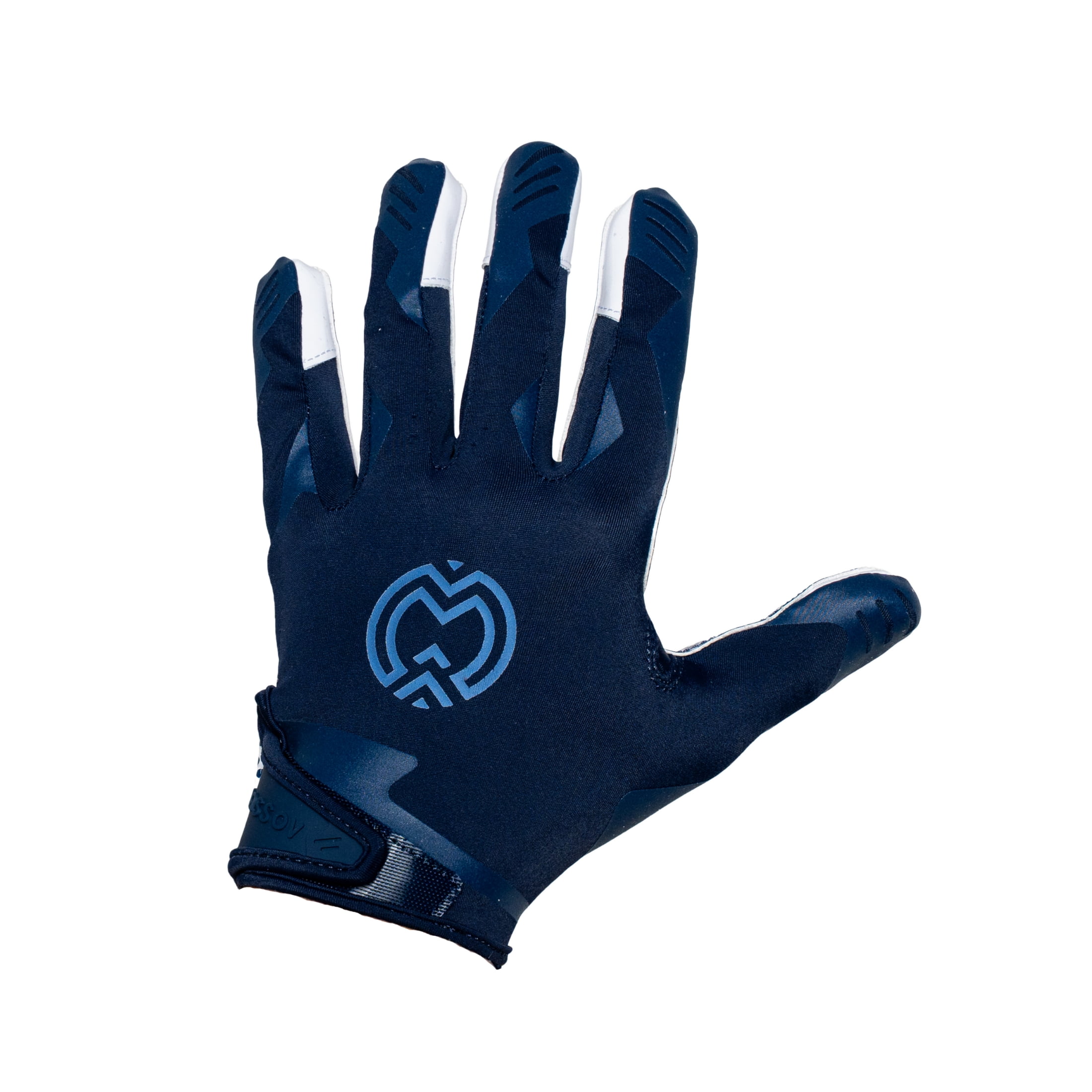 Massov VPRO3 Mens Adult Football Glove, Receiver Glove, Navy, XXL