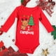 thumbnail image 1 of Es mi primer mameluco navideño para bebé, mono con estampado de ciervos para bebé, mono de manga larga de algodón para recién nacido, ropa para bautizo de niño pequeño, 1 of 5