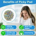 thumbnail image 2 of LUXERAD Skin Picking Fidget Toy – Silicone Sensory Pad for Anxiety Relief & Habit Control, 2 of 5