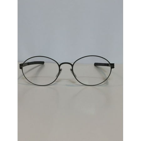 New IC Berlin model Iku s. Graphite Titanium Oval Eyeglasses 51mm OUP