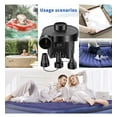 thumbnail image 1 of Meitianfacai 12V Pump with 3 Nozzles for Car Inflatables Mattress Bed, 1 of 9