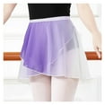 thumbnail image 5 of Ballet Skirt Women Girl Ballet Wrap Skirt Dancewear Chiffon Practice Gradient Gymnastics Skirt, 5 of 7