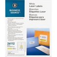 thumbnail image 2 of Business Source Bright White Premium-quality Address Labels - 1" x 4" Length - Permanent Adhesive - Rectangle - Laser, Inkjet - White - 20 / Sheet - 100 Total Sheets - 2000 / Pack | Bundle of 5, 2 of 2