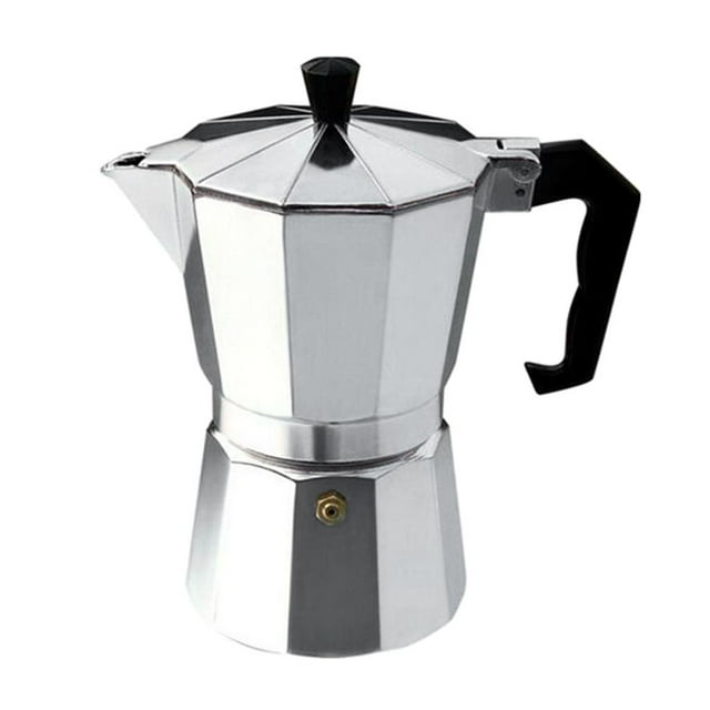 protoyszoom Home Bar Cafetera Moka de Aluminio Cafetera Espresso Cafetera Moka Pot 3 tazas
