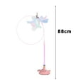 thumbnail image 4 of Pebbuoy Funny Cat Stick Toy with Detachable Teaser Wand And Sucker Base Interactive Fluffy Feather Kitten Play Toy for Cat Supplies, 4 of 7