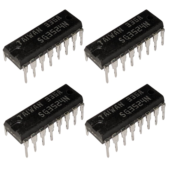 4 Pack SG3524 16 Pin Regulating Pulse Width Modulation, Linear ICs